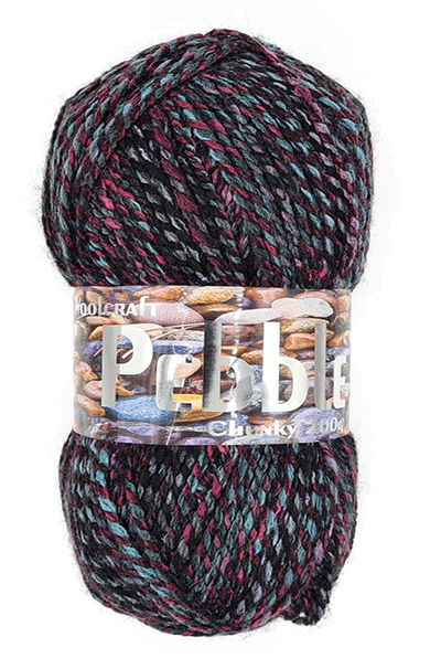 Pebble Chunky Yarn 5 x 200g Balls Moonshine 8018